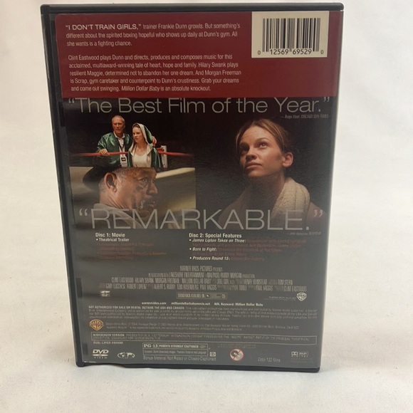 Million Dollar Baby DVD VIDEO starring Morgan Freeman - Picture 3 of 6